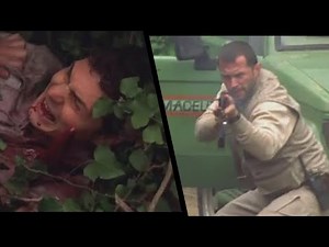 Sharkman (2005) | Uniformed Guard Impaled by Spike Trap