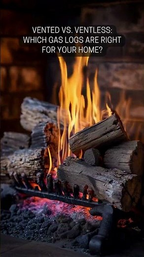 Vented or ventless? The gas log showdown you didn't know you needed🔥