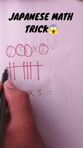 Japanese math tricks😱#maths#mathshorts#mathtricks#shorts#shortvideo#ytshorts#viral#viralvideo#iq