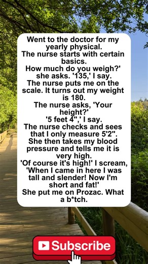 Physical Exam #joke #humor #shorts #funny #doctor #weightloss #health #laugh #viral #short #fun