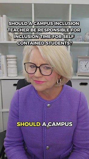 1.3K views | Should a campus inclusion teacher be responsible for inclusion time for self-contained students, or does that fall on someone else? Let’s break it down! #SpecialEducation #InclusionMatters #IEPRights #StudentSupport #TeacherRoles #EducationLaw #LeastRestrictiveEnvironment | Special Education Academy | Facebook