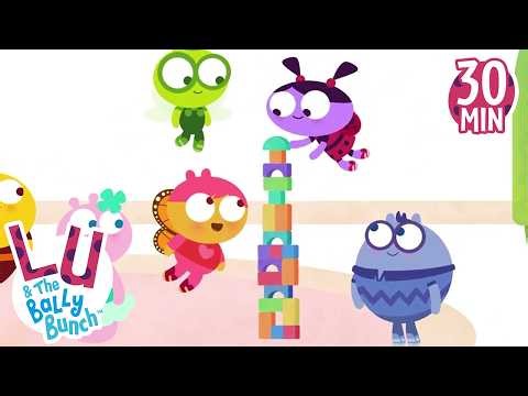 Let’s Build a Tower! | FULL EPISODE | Lu & The Bally Bunch | Scholastic Kids