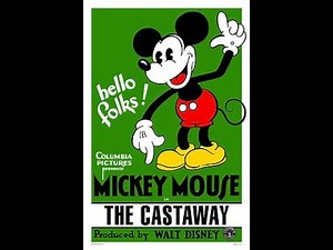 Disney – Mickey Mouse – The Castaway (1929) – Cartoon Short | 720p – Remastered Colorized