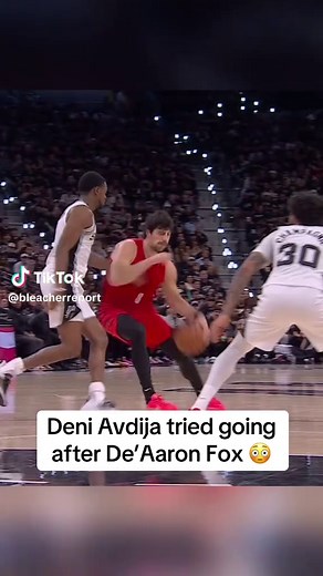 Deni Avdija's Tech Foul vs. De'Aaron Fox | NBA Basketball