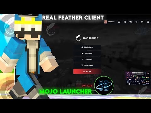 How To Install Feather Client in Mojo Launcher | Feather Client in Mojo 350+ FPS in Low End Device
