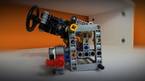LEGO MOC-73505 Rotary Paddle Shifter with Return to Center (Technic 2021)