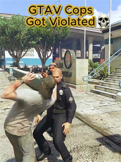Trevor Violates GTAV Cops💀 #gta5 #shorts