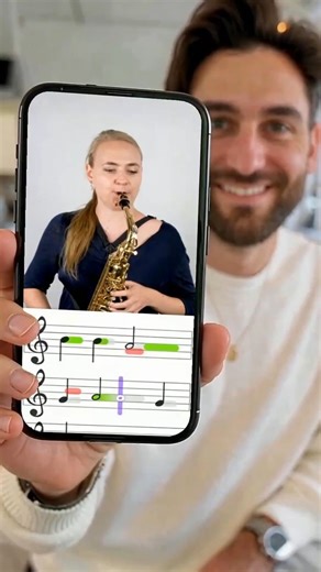 tonestro - Music Lessons on Instagram: "Learn #saxophone in just 10 minutes a day — small steps, big progress! 🎷✨ #LearnSaxophone #SaxLesson #SaxPractice #tonestro #fyp #saxophonelessons"