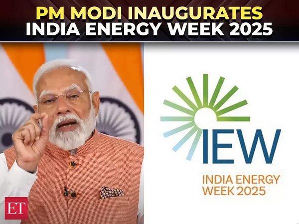 PM Modi virtually inaugurates India Energy Week 2025, emphasising a sustainable energy future