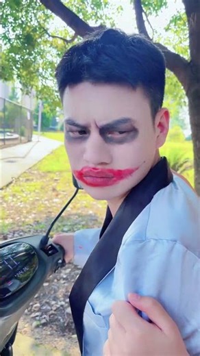 Harley Quinn dirtied Joker's motorcycle, and Joker got angry.#Shorts#Harley Quinn#joKer#Jesus