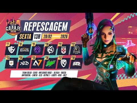C.O.P.A FF 2026: REPESCAGEM 🚨 QUEM VAI PARA A FINAL? 🏆 #freefire