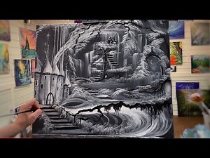 Fantasy Painting In Acrylic