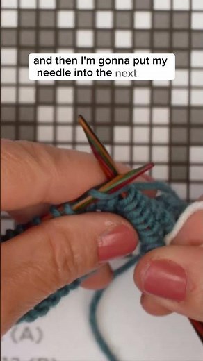 How to knit a charming fair isle snowflake ❄️ #knitting #knitalong
