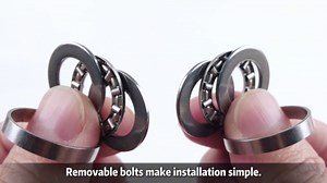 Heavy Duty Weld On Gate Hinges, 4-Pack Steel Hinges with Spacer Bearing & Oxide Coated, Removable Bolts for Metal Swing Doors, Driveways & Farm Gates