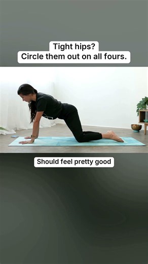 Tight Hips? Circle Them Out on All Fours | Sarah Beth Yoga