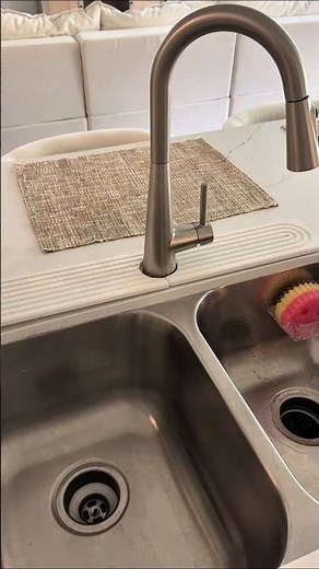 kitchen Hacks for wet sink counter.