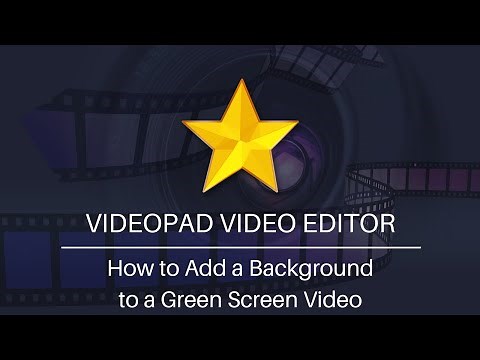 Add a Background to a Green Screen Video | VideoPad Video Editing Tutorial