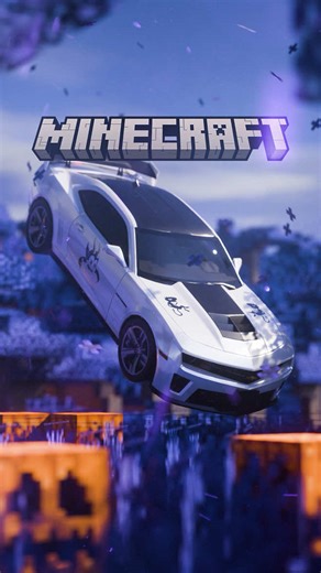 Minecraft // Chevrolet Camaro #minecraft #caredit #fyp #blender3d #phonk