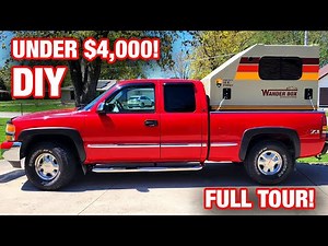 Budget DIY Truck Camper | Custom Tusca Hitchhiker Walkthrough
