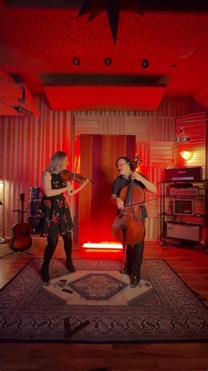 A little magic, a little mischief, all strings. 🤍🎻 “Where’s My Husband?” with violin and cello #vsq