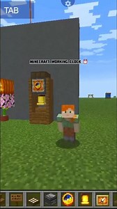REAL WORKING CLOCK IN MINECRAFT! ⏰ (No Mods) 😱"#minecraft #shortsfeed #gaming #shorts