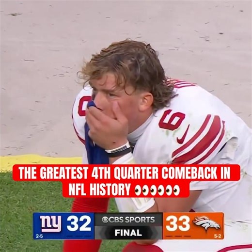 THE GREATEST 4TH QUARTER COMEBACK IN NFL HISTORY 👀👀👀