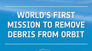 World's first mission to remove debris from orbit