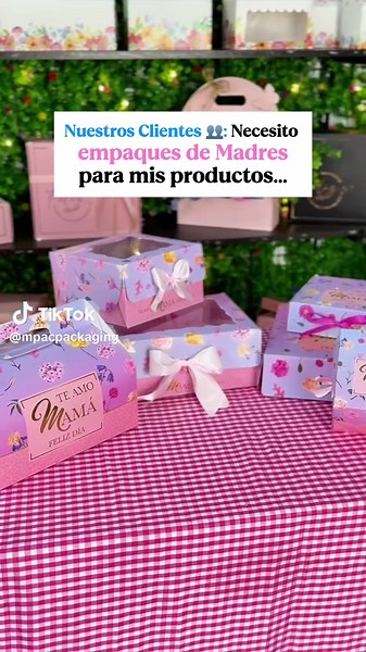 Empaque Ideal para Regalos del Día de la Madre