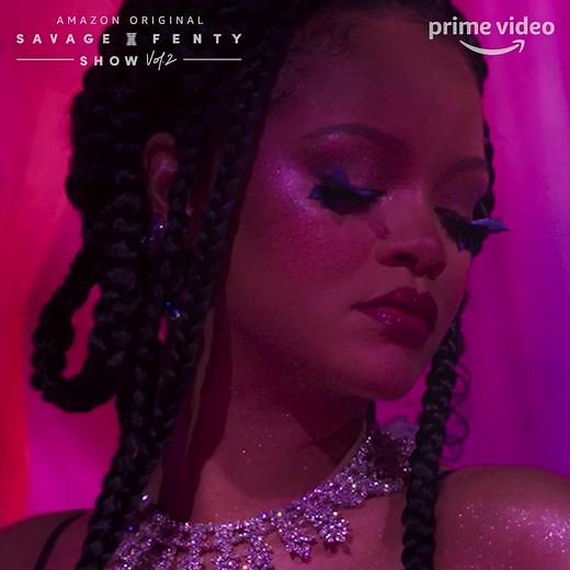 16K views · 246 reactions | Hear that? Rihanna is back with Savage X Fenty Show Vol. 2. And the full line of all new, sparkling lingerie is headed your way on @AmazonFashion. Watch the show, tomorrow. https://amzn.to/3kkrUV4 | Prime Video | Facebook