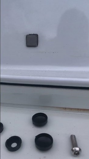 Installing License Plate Safety Bolts