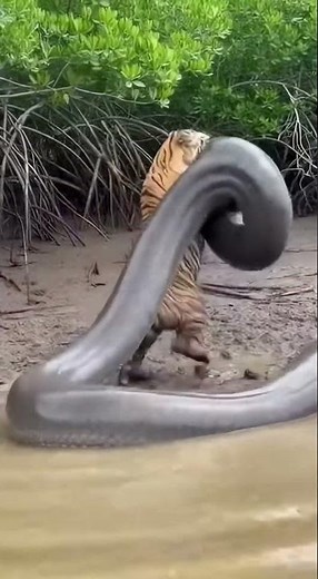 Tiger Attacked by GIANT Python! 🐯🐍 (Shocking)