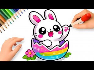 HOW TO DRAW A CUTE RABBIT🐇