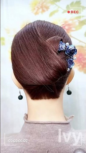 Elegant & Easy Updo Tutorial | Perfect for Any Occasion! #updo #hairstyle #hairtutorial