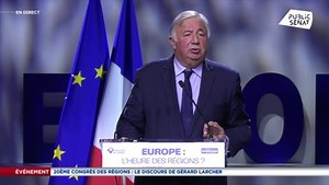 Décentralisation : « Fini le temps des rapports, il faut passer aux actes ! », appelle Gérard Larcher au Congrès des Régions de France - Public Sénat