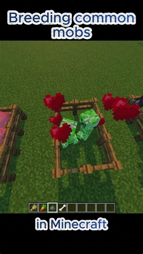 how to breed common minecraft mobs