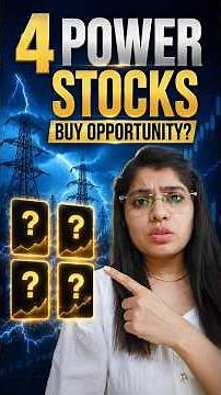 4 Power Stocks With Buy Opportunities!