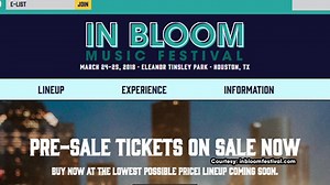 In Bloom Music Festival not returning to Houston