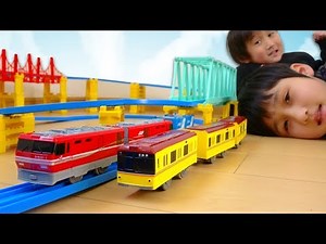 プラレール EH800電気機関車 ＆ ライト付き東京メトロ銀座線1000系（2017年11月の新車両）【かとちゃん】