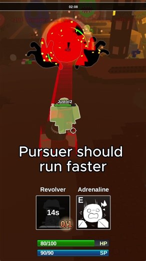 Pursuer should run faster // Die of Death #roblox #dieofdeath #gaming