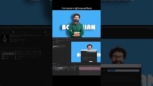 How to make transparent text in After Effects