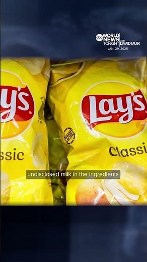 Frito-Lay potato chip recall updated to higher classification over potential undeclared milk