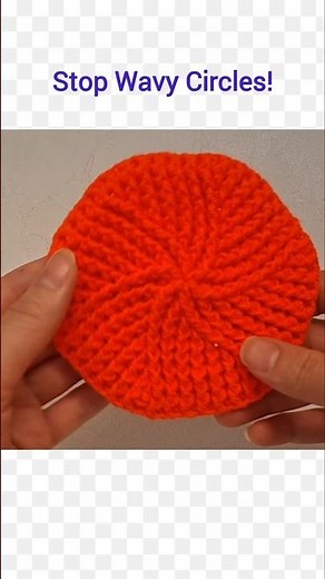 Crochet a Perfect Flat Circle Every Time! #crochetmotif #crochet #knittig #diy