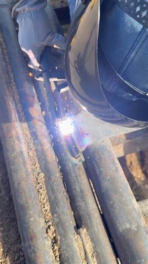 Repairing some cattle guard straps and pipe! This gal can lay down some nice beads! | McIntyre Metal and Ag Repair