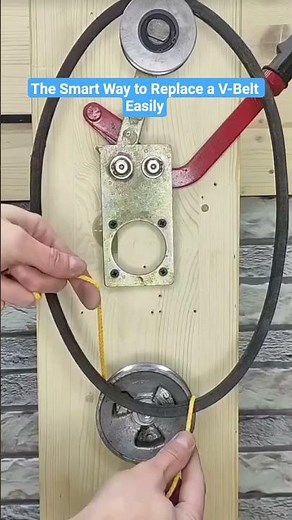 The Smart Way to Replace a V-Belt Easily