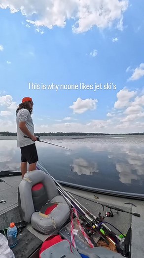 Jet ski WRECKS our spot mid tournament 🤦‍♂️ #fishing #bassfishing #outdoors #subscribe | USA Bass Fishing Lovers