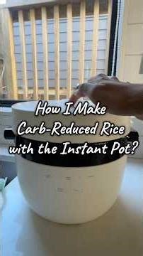 How I Make Carb-Reduced Rice with the Instant Pot Rice Cooker 🇳🇿