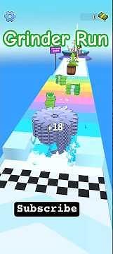 🫡Grinder Run - Gameplay Walkthrough Part 2 - Most Satisfying Cutting Game Ever! (Android,ios)