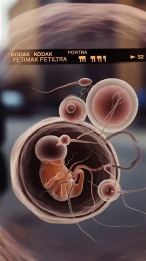 fertilization process 3d animation.