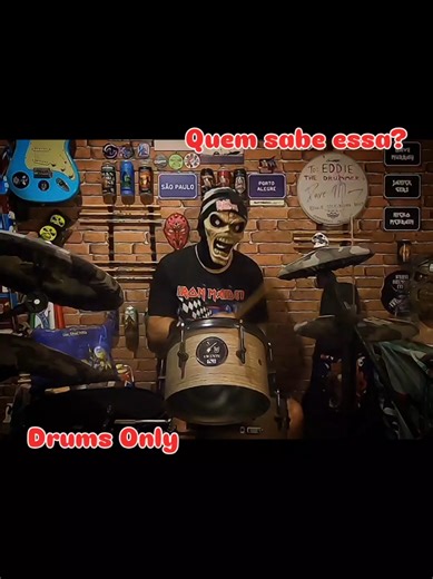 Quem sabe essa? #DrumsOnly #IronMaiden @Iron Maiden