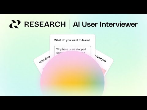 AI User Interviewer - Reforge Research